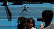 Trénink Novaka Djokoviče na Australian Open