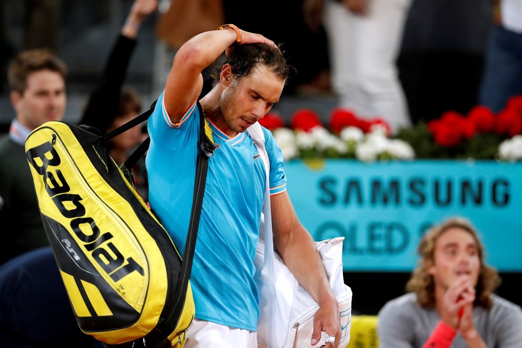 Rafael Nadal ani třetí letošní turnaj na antuce nevyhraje, v Madridu vypadl v semifinále se Stefanosem Tsitsipasem