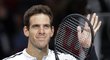 Argentinský tenista Juan Martín del Potro postoupil na turnaji v Paříži už do čtvrtfinále