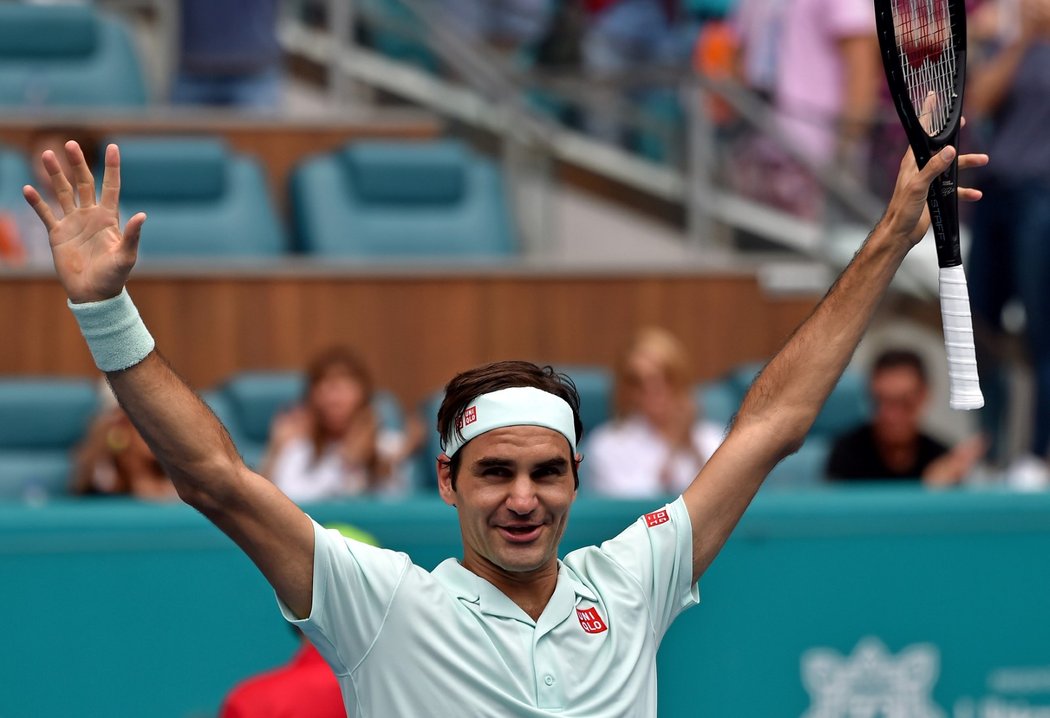 Roger Federer ovládl turnaj ATP Tour v Miami a získal už 101. titul v kariére