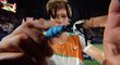 Ruský tenista Rubljov porazil Hurkacze a napsal na kameru protiválečný slogan