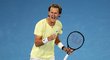 Sebastian Korda si během čtvrtfinále Australian Open porazil zápěstí