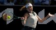 Anastasia Pavljučenkovová během zápasu na Australian Open
