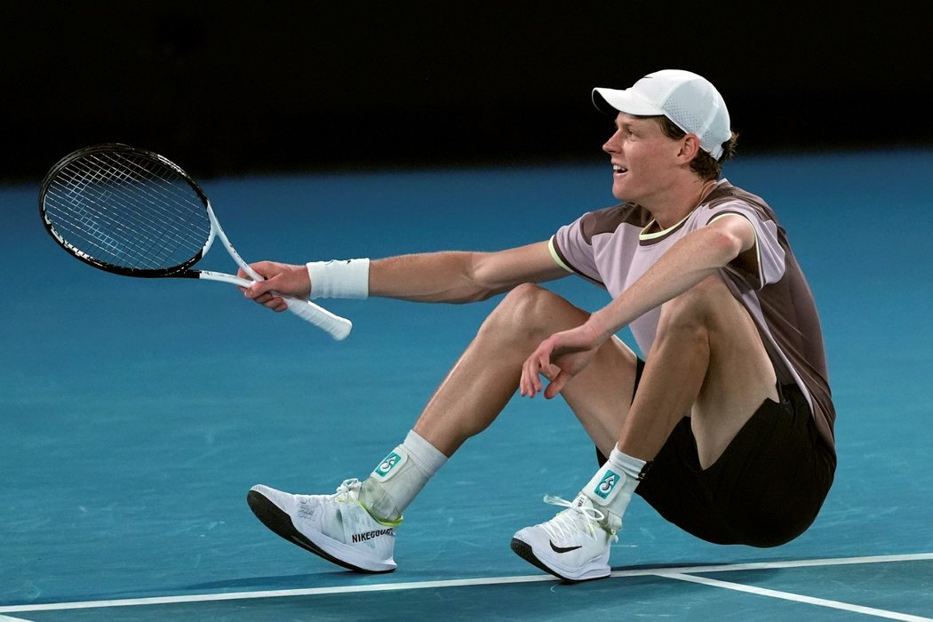 Italský tenista Jannik Sinner ovládl Australian Open