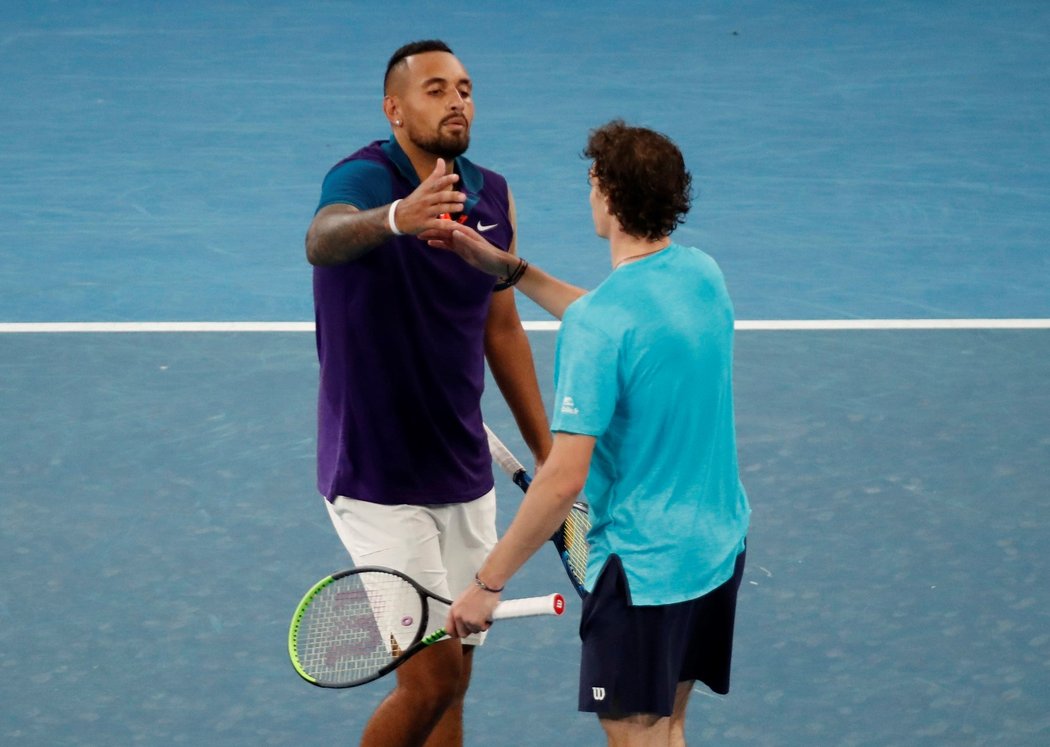 Nick Kyrgios otočil emotivní zápas s Francouzem Humbertem