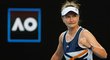 Česká tenistka Barbora Krejčíková během zápasu druhého kola Australian Open proti Číňance Wang Si-jü, kterou porazila 6:2, 6:3