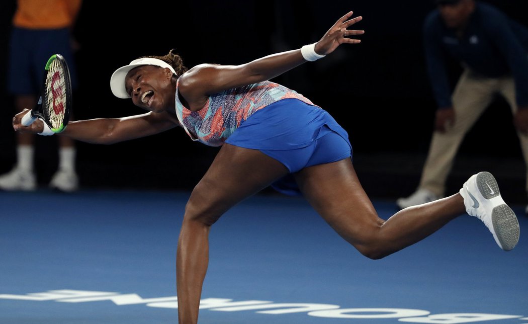 Venus Williamsová byla v zápase pod velkým tlakem Bencicové