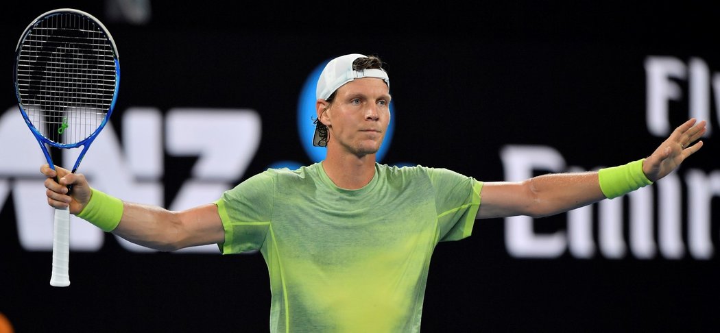 Tomáš Berdych odehrál ve 3. kole Australian Open skvělé utkání, když postoupil přes Argentince Del Potra