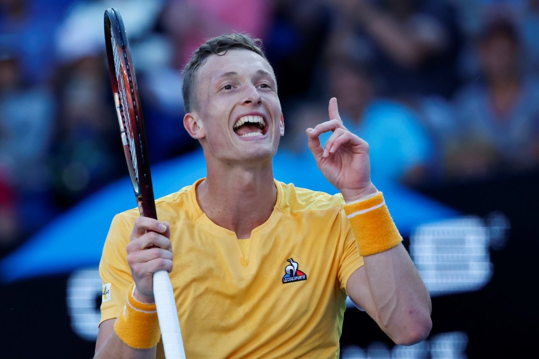 Jiří Lehečka a jeho reakce ve třetím kole Australian Open proti Norriemu