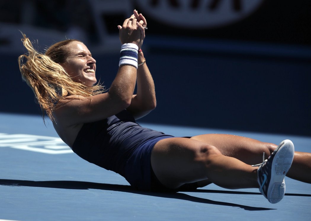 Neuvěřitelné! Dominika Cibulková v Australian Open slaví postup do semifinále