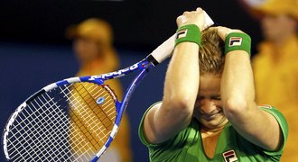 Zraněná Clijstersová padla, přijde o Wimbledon?