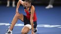 Karolína Plíšková odehrála osmifinále se zatejpovaným stehnem