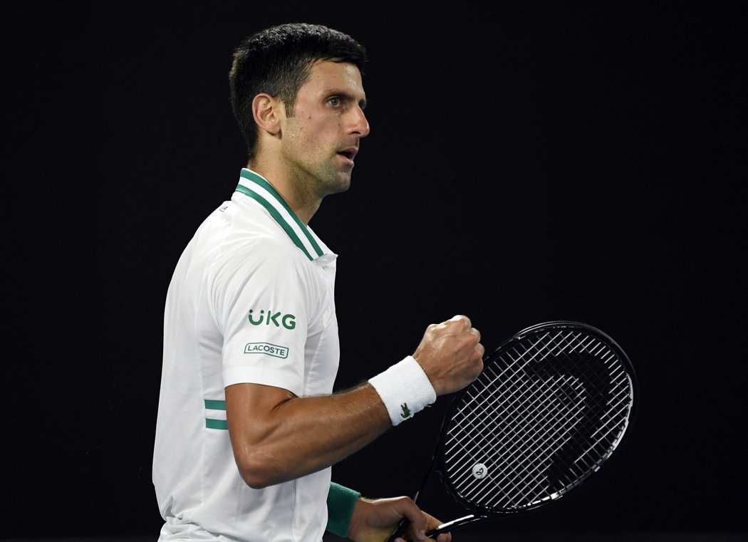 Novak Djokovič ve finále Australian Open