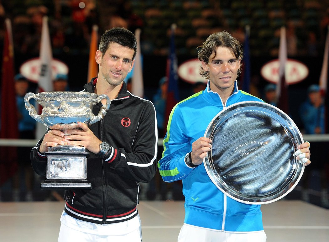 Finalisté prvního grandslamu sezony, Nadal s Djokovičem