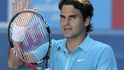 Roger Federer se ze začátku s Rusem Andrejevem trápil