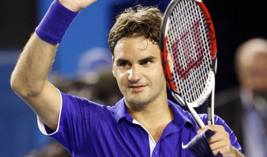Federer po vítězném utkání nad Andy Roddickem