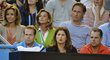 Zápas Rogera Federera s Andy Murraym lsedovala i Švýcarova žena Mirka a jeho nový trenér