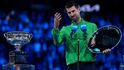 Novak Djokovič po porážce ve finále Australian Open vtipkuje