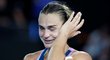 Běloruska Aryna Sabalenková v euforii po triumfu ve finále Australian Open