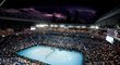 Na finále Australian Open byla sice redukovaná kapacita, ale i tak mohly být tribuny pěkně zaplněné