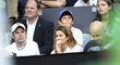 To jsou nervy! Mirka Federerová prožívá finále Australian Open.