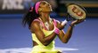 Serena Williamsová se raduje ze šestého triumfu na Australian Open
