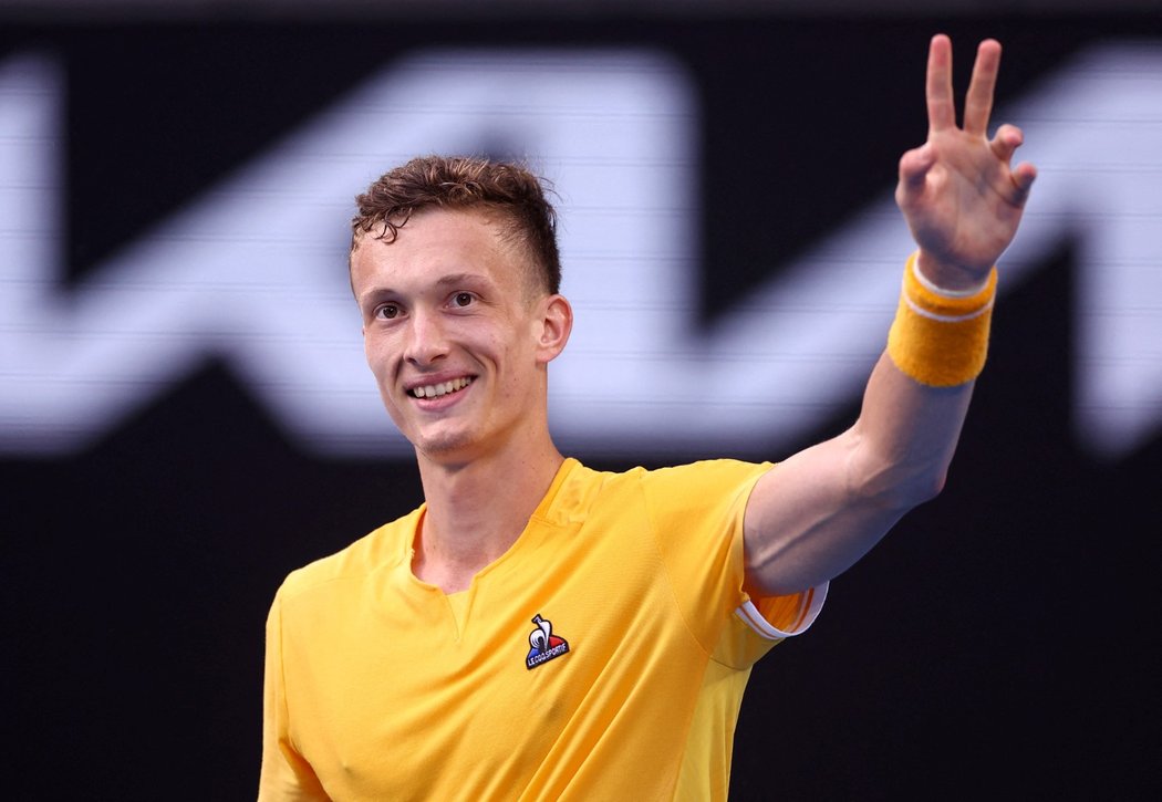 Jiří Lehečka slaví postup do čtvrtfinále Australian Open!