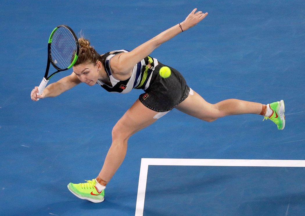 Simona Halepová uhrála v osmifinále jeden set