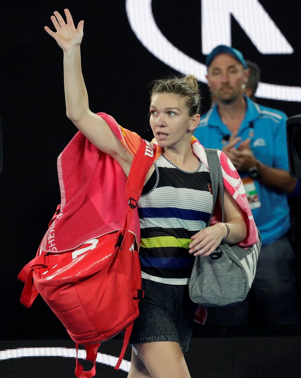 Simona Halepová se loučí s Australian Open