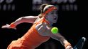 Karolína Muchová během osmifinále Australian Open proti Coco Gauffové