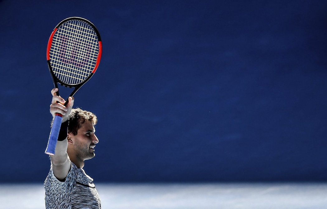Semifinále Australian Open je pro Dimitrova zatím největší úspěch, jakého na grand slamu dosáhl