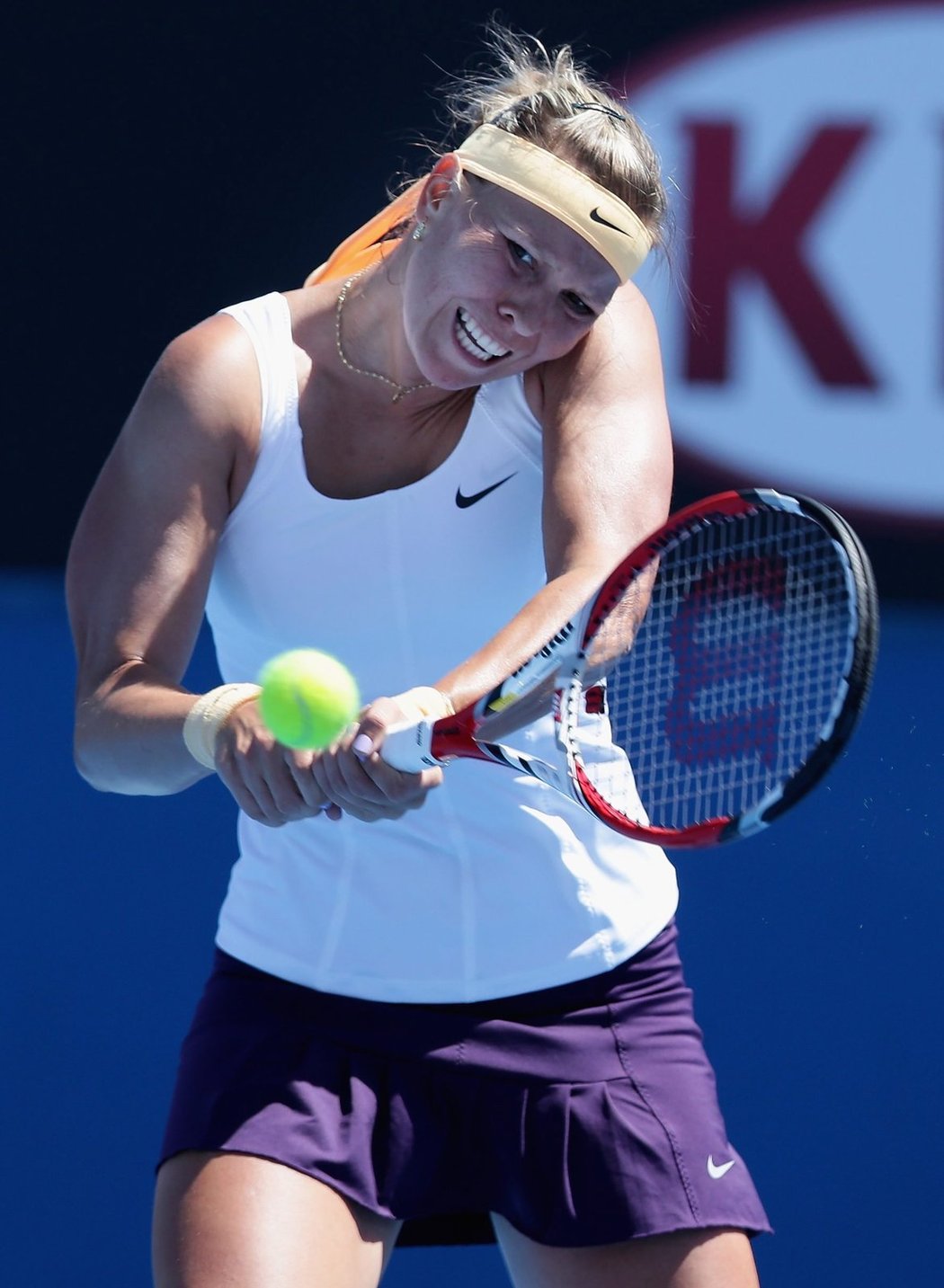 Lucie Hradecká je jednou ze tří českých tenistek, kterým nevyšly zápasy druhého kola Australian Open