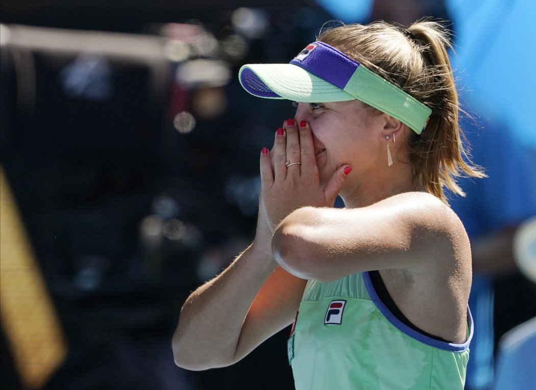 Sofia Keninová je ve finále Australian Open