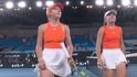 Sestry Kovačkovy ovládly juniorskou čtyřhru Australian Open v českém finále