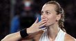 Česká tenistka Petra Kvitová po výhře v semifinále Australian Open