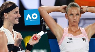 Kvitová je ve finále Australian Open! Plíšková dřela, ale skončila