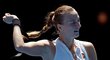 Česká tenistka Petra Kvitová během osmifinále Australian Open