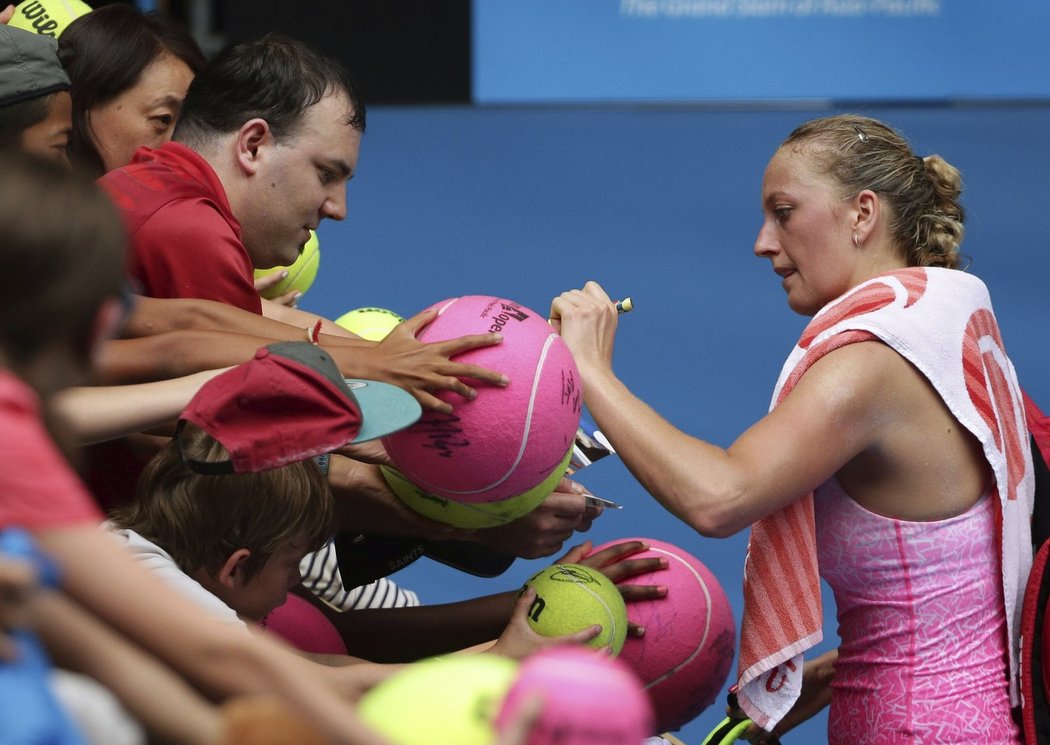Kvitová chce na Australian Open postoupit dál