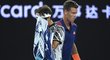 Utkání Federer - Berdych ve 3. kole Australian Open