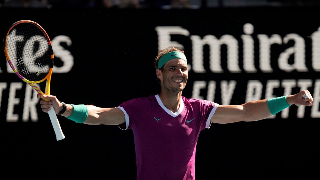 Španělský tenista Rafael Nadal v utkání 4. kola Australian Open porazil Adriana Mannarina