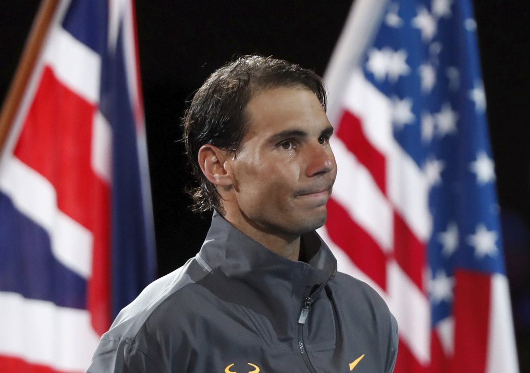 Rafael Nadal jako poražený finalista Australian Open