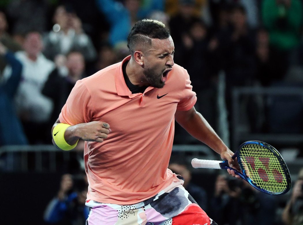 Naposledy Kyrgios přehrál Francouze Gillese Simmona