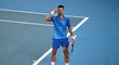 Novak Djokvoič se raduje z triumfu na Australian Open