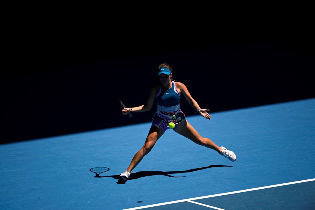 Linda Fruhvirtová se v 17 letech rvala na Australian Open o postup mezi osmičku nejlepších