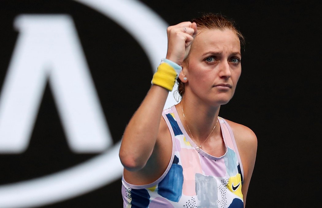 Česká tenistka Petra Kvitová postoupila na Australian Open z druhého kola