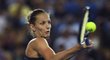 Karolína Plíšková v utkání 3. kola Australian Open