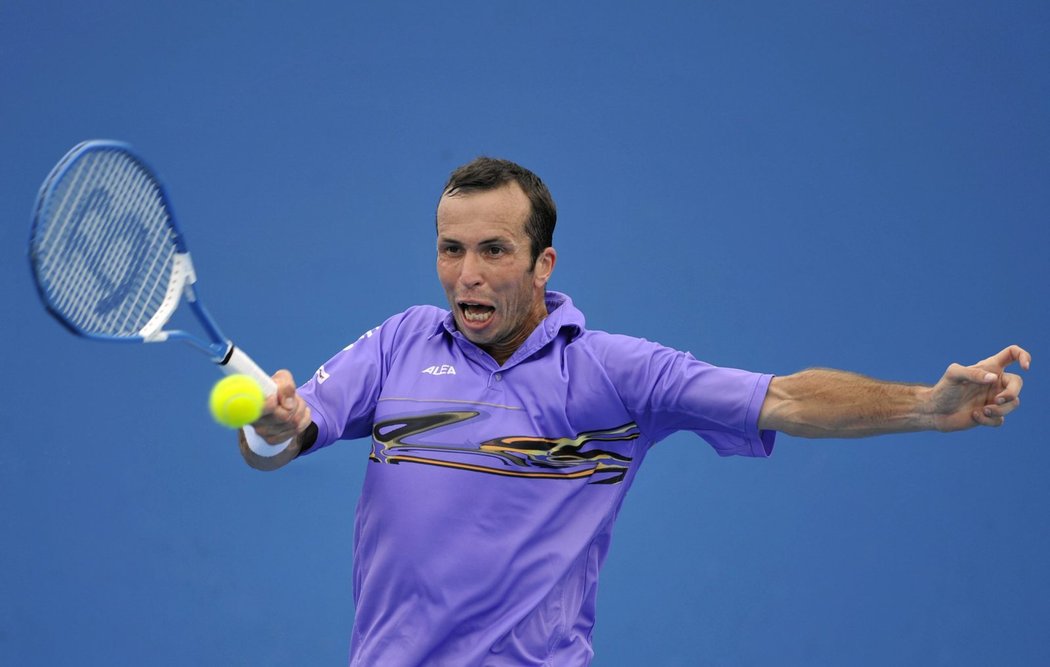 Radek Štěpánek v prvním kole Australian Open proti Němci Gremelmayrovi