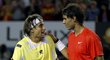 David Ferrer (vlevo) vyřadil ve čtvrtfinále Australian Open svého krajana Rafaela Nadala