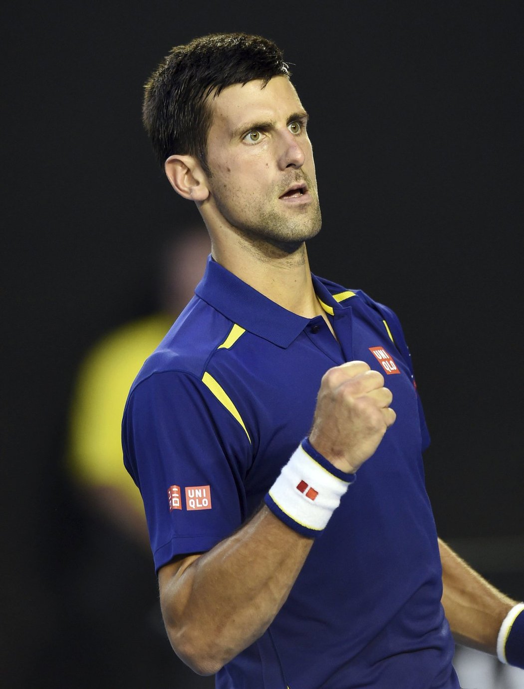 Novak Djokovič po úspěšně zvládnutém setu