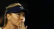 Po vítězství poslala ruská tenistka polibek svým fanouškům